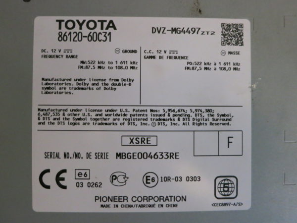 Магнитола Toyota Prado 150 2009-2013
