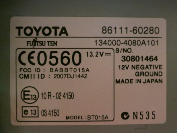 Магнитола Toyota Land Cruiser дорестайл